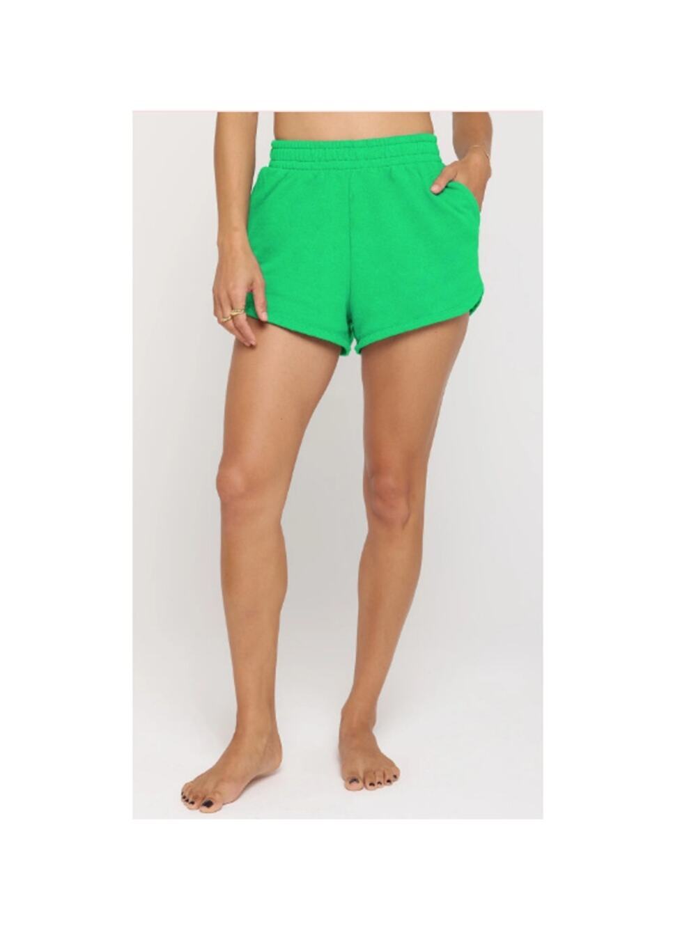Spiritual Gangster Women's Palm Green Sadie Short Size S